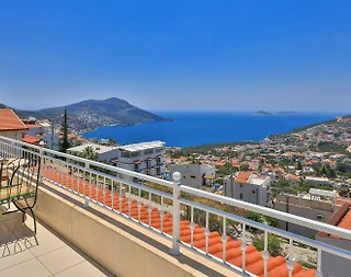 Kaş Kalkan'da Deniz Manzaralı, Özel Havuzlu, 7 Kişilik Villa - 2