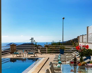 Kaş Kalkan'da Deniz Manzaralı, Özel Havuzlu, 8 Kişilik Villa - 1