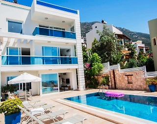 Kaş Kalkan'da Deniz Manzaralı, Özel Havuzlu, 8 Kişilik Villa - 2