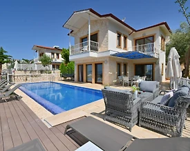 Kaş Kalkan'da Deniz Manzaralı, Özel Havuzlu, Ailelere Uygun Villa - 2