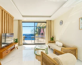 Kaş Kalkan'da Deniz Manzaralı, Özel Havuzlu, Balayı Villası - 2