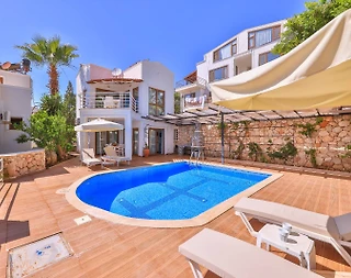 Kaş Kalkan'da Deniz Manzaralı, Özel Havuzlu, Ferah Villa - 1