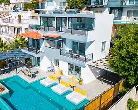 Kaş Kalkan'da Deniz Manzaralı, Özel Havuzlu, Jakuzili Villa - 2