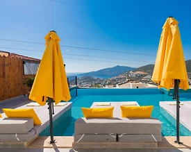 Kaş Kalkan'da Deniz Manzaralı, Özel Havuzlu, Jakuzili Villa - 2