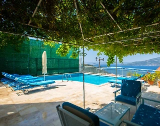 Kaş Kalkan'da Deniz Manzaralı, Özel Havuzlu, Kiralık Villa - 3