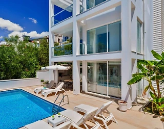 Kaş Kalkan'da Deniz Manzaralı, Özel Havuzlu, Kiralık Villa - 2