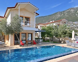 Kaş Kalkan'da Deniz Manzaralı, Özel Havuzlu, Lüks 4+1 Villa - 2