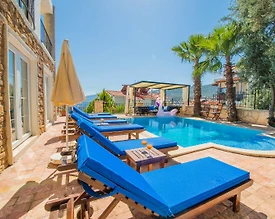 Kaş Kalkan'da Deniz Manzaralı, Özel Havuzlu, Lüks 5+1 Villa - 2