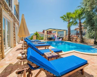Kaş Kalkan'da Deniz Manzaralı, Özel Havuzlu, Lüks 5+1 Villa - 2