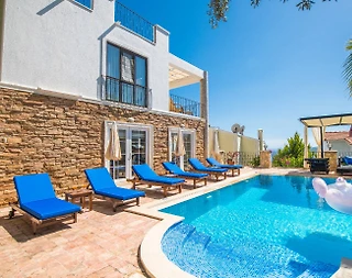 Kaş Kalkan'da Deniz Manzaralı, Özel Havuzlu, Lüks 5+1 Villa - 3