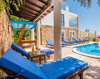 Kaş Kalkan'da Deniz Manzaralı, Özel Havuzlu, Lüks 5+1 Villa - 4