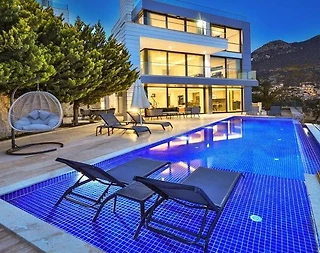 Kaş Kalkan'da Masalsı Deniz Manzaralı, Özel Havuzlu, Lüks Villa - 1