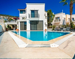 Kaş Kalkan'da Deniz ve Doğa Manzaralı, Özel Havuzlu, 4+1 Villa - 1