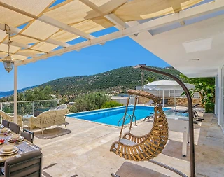 Kaş Kalkan'da Denize Yakın, Kalabalık Aileler İçin Uygun, Şık Villa - 4