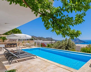 Kaş Kalkan'da Denize Yakın, Kalabalık Aileler İçin Uygun, Şık Villa - 5