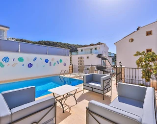 Kaş Kalkan'da Denize Yakın, Özel Havuzlu, 4 Kişilik Villa - 3