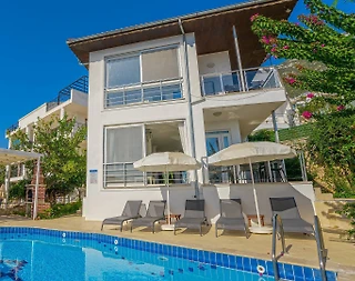 Kaş Kalkan'da Denize Yakın, Özel Havuzlu, Deniz Manzaralı Villa - 4