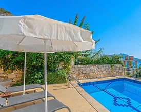 Kaş Kalkan'da Denize Yakın, Özel Havuzlu, Deniz Manzaralı Villa - 3