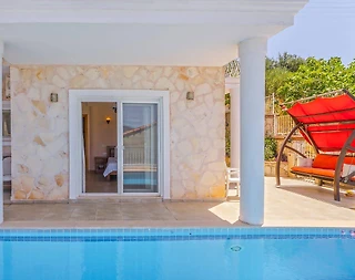 Kaş Kalkan'da Denize Yakın, Özel Havuzlu, Konforlu Villa - 5