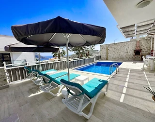 Kaş Kalkan'da Denize Yakın, Özel Havuzlu, Merkezi Villa - 4