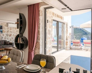 Kaş İslamlar'da Doğa İle İç İçe, Özel Havuzlu, Otantik Villa - 5