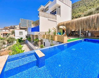 Kalkan Kördere'de Balayı Çiftlerine Uygun, Özel Havuzlu, Tatil Villası - 1