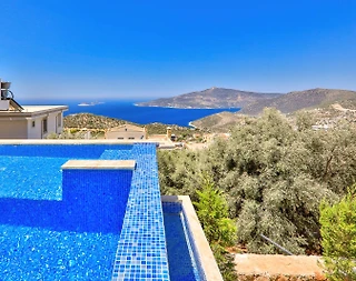 Kalkan Kördere'de Balayı Çiftlerine Uygun, Özel Havuzlu, Tatil Villası - 5
