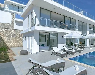 Kaş Kalkan'da Doğa Manzaralı, Özel Havuzlu, Lüks Villa  - 4