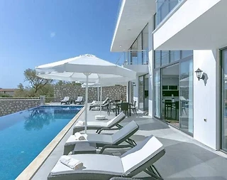 Kaş Kalkan'da Doğa Manzaralı, Özel Havuzlu, Lüks Villa  - 5