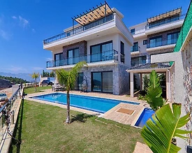 Kaş Kalkan'da Doğa ve Deniz Manzaralı, Özel Havuzlu, Modern Villa - 2