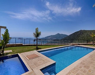 Kaş Kalkan'da Doğa ve Deniz Manzaralı, Özel Havuzlu, Modern Villa - 3