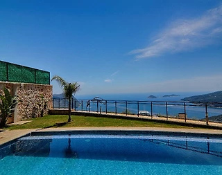 Kaş Kalkan'da Doğa ve Deniz Manzaralı, Özel Havuzlu, Modern Villa - 4