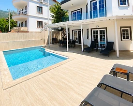 Kaş Kalkan'da Enfes Deniz Manzaralı, 8 Kişilik, Konforlu Villa - 3
