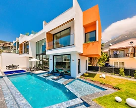 Kaş Kalkan'da Enfes Deniz Manzaralı, Özel Havuzlu, 4 Kişilik Villa - 3