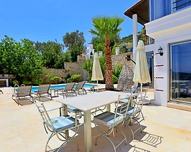 Kaş Kalkan'da Deniz ve Doğa Manzaralı, Özel Havuzlu, 6 Kişilik Villa - 3