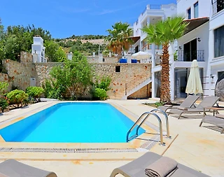 Kaş Kalkan'da Deniz ve Doğa Manzaralı, Özel Havuzlu, 6 Kişilik Villa - 5