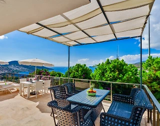 Kaş Kalkan'da Enfes Deniz Manzaralı, Özel Havuzlu, Konforlu Villa - 5