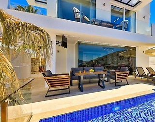 Kaş Kalkan'da Enfes Deniz Manzaralı, Özel Havuzlu, Lüks Villa - 5