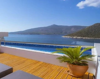 Kaş Kalkan'da Benzersiz Deniz Manzaralı, Özel Havuzlu, Estetik Villa - 3