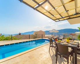 Kaş Kalkan'da Sonsuz Deniz Manzaralı, Özel Havuzlu, Modern Villa - 3