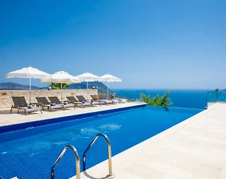 Kaş Kalkan'da İhtişamlı Deniz Manzaralı, Özel Havuzlu, Lüks Villa - 3