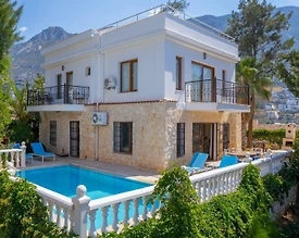 Kaş Kalkan'da İhtişamlı Deniz Manzaralı, Özel Havuzlu, Modern Villa - 2