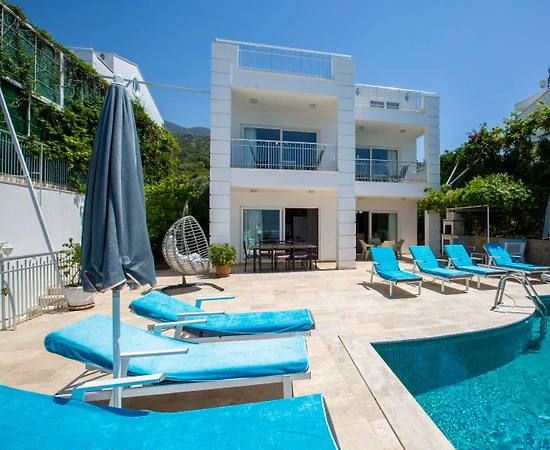 Kaş Kalkan'da Eşsiz Deniz Manzaralı, Özel Havuzlu, Ferah Villa - 1