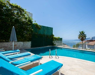 Kaş Kalkan'da Eşsiz Deniz Manzaralı, Özel Havuzlu, Ferah Villa - 5