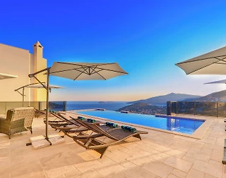 Kaş Kalkan'da Eşsiz Deniz Manzaralı, Sonsuzluk Havuzlu, Lüks Villa - 2