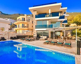 Kaş Kalkan'da Eşsiz Deniz Manzaralı, Sonsuzluk Havuzlu, Lüks Villa - 3
