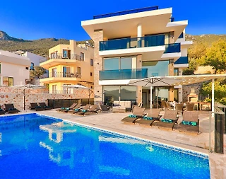 Kaş Kalkan'da Eşsiz Deniz Manzaralı, Sonsuzluk Havuzlu, Lüks Villa - 3
