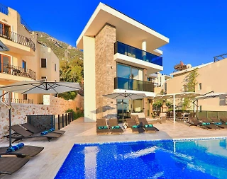 Kaş Kalkan'da Eşsiz Deniz Manzaralı, Sonsuzluk Havuzlu, Lüks Villa - 4
