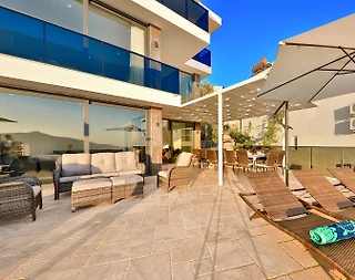 Kaş Kalkan'da Eşsiz Deniz Manzaralı, Sonsuzluk Havuzlu, Lüks Villa - 5
