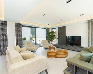 Kaş Kalamar Bölgesinde Geniş Ailelere Uygun, Özel Havuzlu, 4+1 Villa - 5